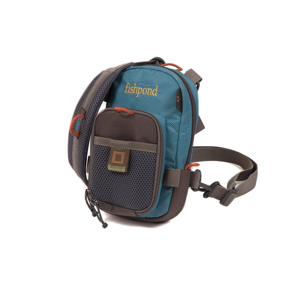 San Juan Vertical Chest Pack Tidal Blue Fishing Tackle Storage Bag Trout