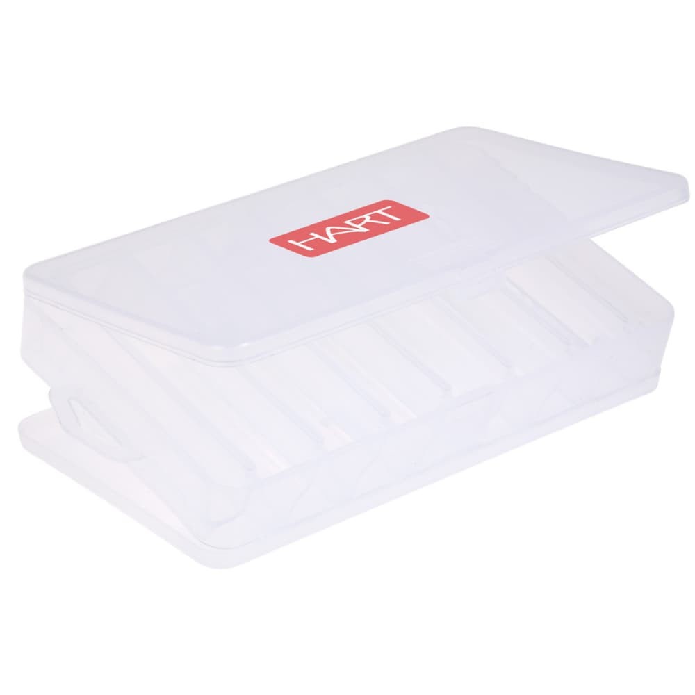 HART Durable Transparent Plastic Double Face Fishing Tackle/Lure Box DF-4