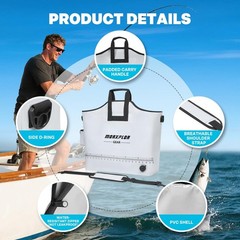 MORXPLOR Fish Bag Heavy Duty Tournament Fishing Weigh in Bag 26×23 19×34 inches