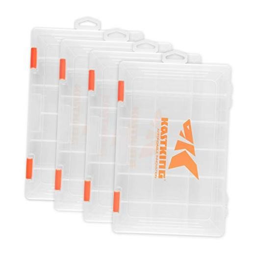 Tackle Boxes, Plastic Box, Plastic Storage Organizer Box 3600(4Pack) Standard