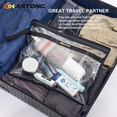 KASTONG 2 Layer Water-Proof Fishing Bait PVC Clear Storage Bag BaitShield