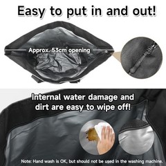40in Insulated Fish Cooler Bag Waterproof Fishing Tote | Water-resistant