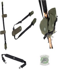 NEW Wychwood Carp 3 Rod Set Up – Tip Top Treble + 3 x Large Reel Pouch + Strap