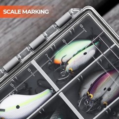 HyperSeal Waterproof Tackle Box, 3600 and 3700 Tackle 3600(1 Pack) Black