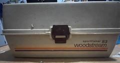 Vintage Woodstream Sportfisher 83 Tackle Box 3 Tier With Tackle