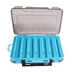 Multi Compartment Visible Case Double Side Fishing Lures Baits Hook Container