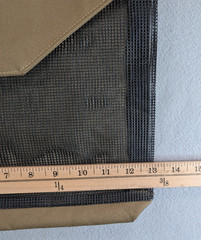 Vintage Orvis USA Greystone Castle Mesh Fishing Wading Shoulder Bag & Pouch Set