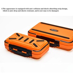 Fishing Tackle Box Lure Waterproof Compartments 2 Layer Hook Storage Case Hook