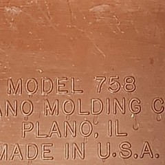 Vintage Plano 758 Large 4 Drawer Tackle Box Tan & Brown Made in USA – NOS
