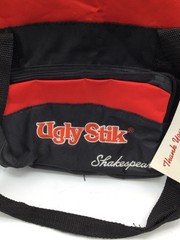 Vintage Shakespeare Ugly Stik Fishing Tackle Bag Duffel NWT Red Black Retro 90s
