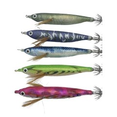 Squid Jigs Built-in Rattling Beads Plastic And Metal Construction Night Fishing