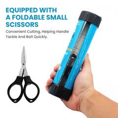 Fishing Bait PVA Mesh Refill Spool With Foldable Scissors Fishing Tackle Ba GJYA
