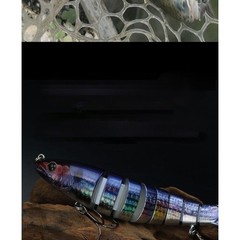 Hard Bass Lure Realistic Swim Bait Abs Plastic Construction For Bass Fishing