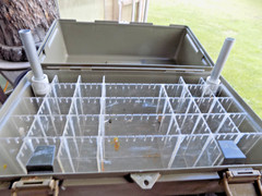 Fishing Tackle Box/ Tool Chest 28 Swing Out Drawers 30+ Dividers Heavy Duty HUGE