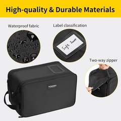 Fishing Soft Plastic Bait Storage, Water-Resistant Extra-Large Clear Sleeves …