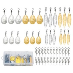 Metal Sequined Water Drop Spinner Lure for Freshwater Saltwater Fishing