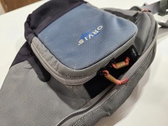 Orvis Sling Pack Nylon 2-Pocket Shoulder Strap Gray/Blue/Black