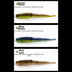 Paddle Tail Swimbait with Rectangular Propeller Tail for Freshwater For Fishing