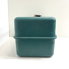 Vtg Umco #MAS Double Latch Storage / Tackle Box No Tray Teal Blue Green Plastic