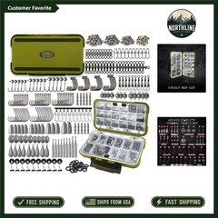 Fishing Essentials Kit: 423PCS Tackle Box for Bass & Trout – Perfect for Trips