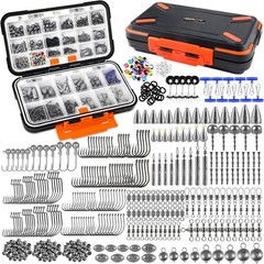 264/397pcs Fishing Accessories Kit, Organized Fishing Tackle Box with Tackle …