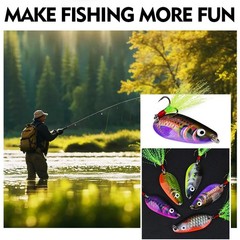 Metal Spoon Lure 4.5cm 11g Silver Plated Long Cast Bait for Bass Pike Perch