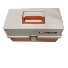 Vintage Plano Model 4804 Three Tier Fishing Tackle Box – Clean – Made In The USA
