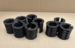 9x Preston Innovations Leg Inserts 25mm Round & 23mm Square For 36mm Attachments