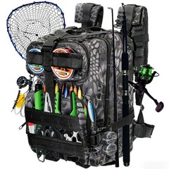 Ghanneey Lightweight Fishing Tackle 9.45 x 7.87 x 16.93 inches, Black