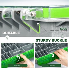 Transparent Aquarium Tackle Box – 3600/3700 Sizes, Waterproof and Sturdy Design