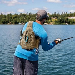 Water-Resistant Fishing Backpack with Rod Holder – Ergonomic Design & Camouflage