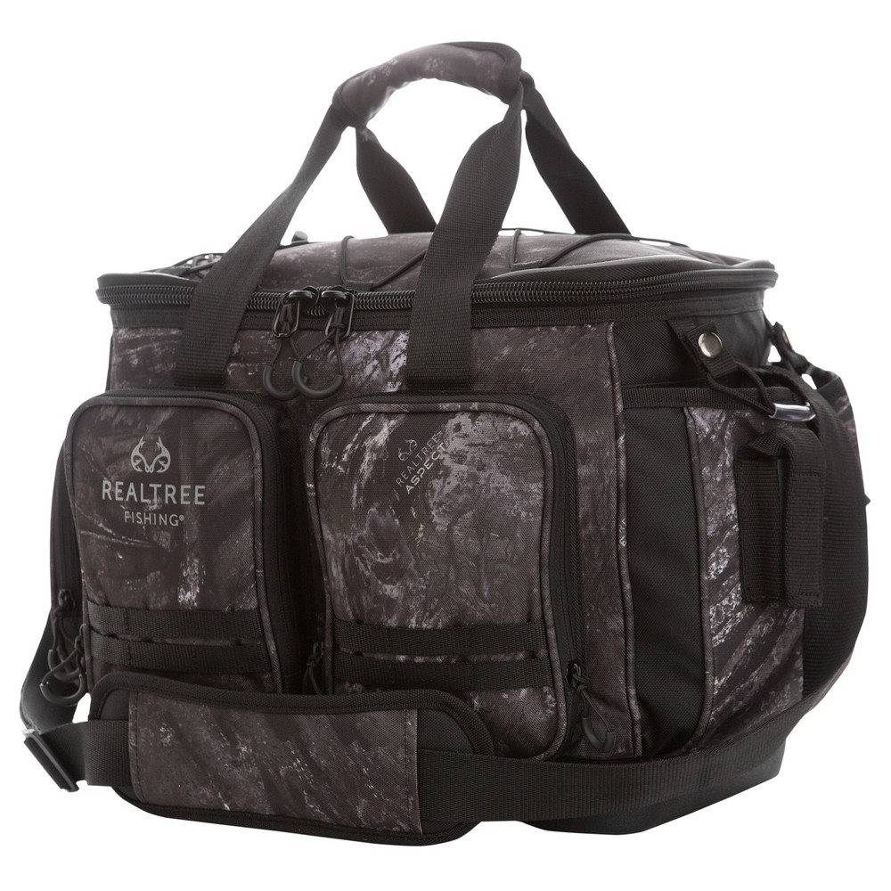 Realtree Camo Large Tackle Bag Unisex Fishing Tackle Bag and Boxes Polyester