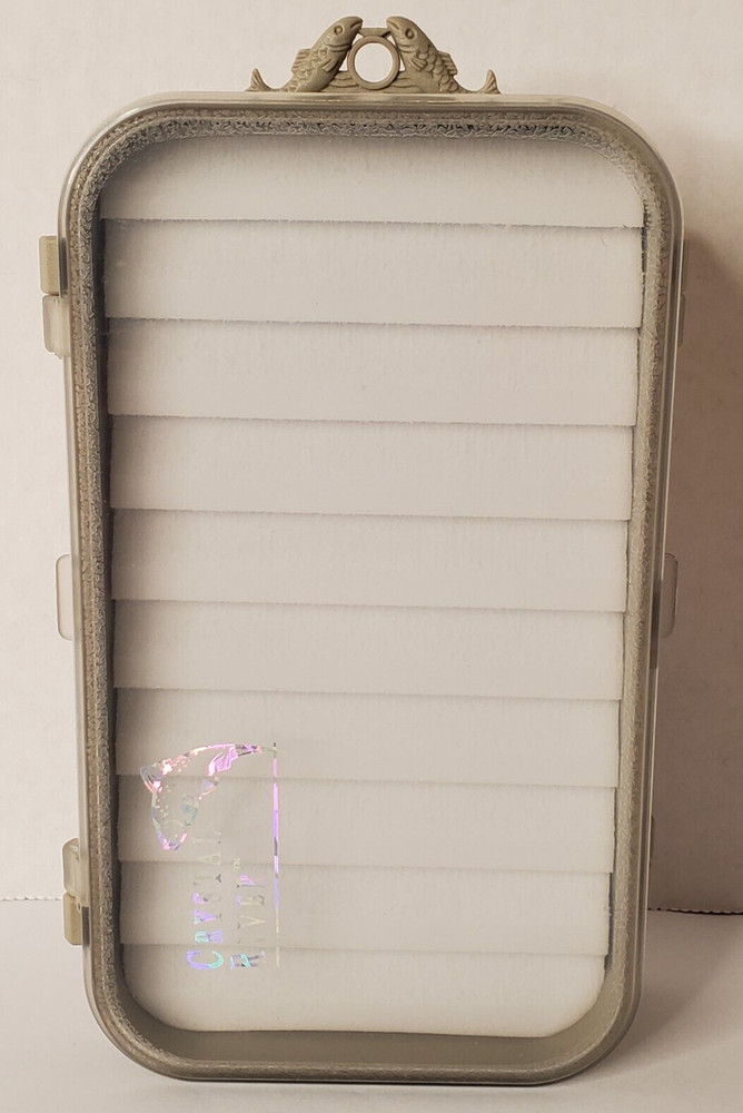 Crystal River Foam Fly Fishing Lure Tackle Box 6.5″ X 3.5″ – Nice Condition