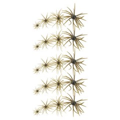 20Pcs Reusable Soft Plastic Fishing Lures Floating Sea Urchin Style Dark Green