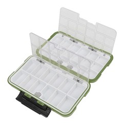 ABS Waterproof Fishing Tackle Box Bait Lure Hooks Storage Case Organizer Con DSO