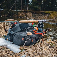 Fly Fishing Sling Pack Chest Bag Fishing Tackle Storage Shoulder Bag