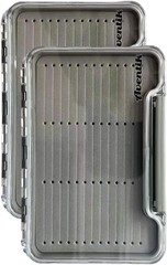 Aventik 2PCS Waterproof Slim Pocket Fly Box Fishing Hook Bait Storage Tackle Box