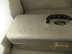 Vintage UMCO Model 53 Aluminum 18” Fishing Tackle Box used good condition