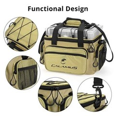 Calamus TB61 Tackle Bag Fishing for Saltwater/Freshwater Fishing boating anglers