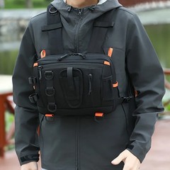 1pcs Multifunctional Outdoor Fishing Backpack, Chest Bag and Waist Bag