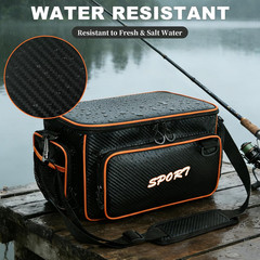 Fishing Tackle Bags, Tackle Box Organizer Gear Storage Bag, Freshwater or Saltwa