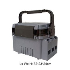 Double Layer Tackle Box with Adjustable Dividers Fishing Tackle Box with Handle