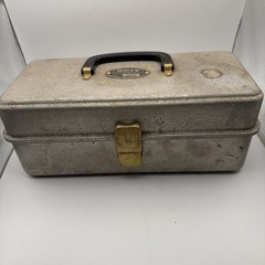 Vintage UMCO 102A Aluminum Tackle Box Full of Fishing Tackle