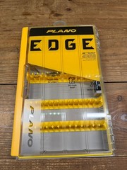 (4) Plano Edge 3700 Jigs & Bladed Jigs Tackle Box with Rustrictor PLASE600 (Qty)