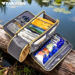 Large Fishing Tackle Bag for Soft Plastic Baits Storage For Lure Hooks Sinkers