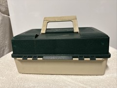 Plano Model Products Tackle Box Green/Sandstone 3-Trays fishing