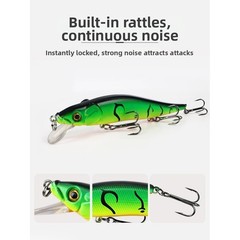 Abs Hard Bait Slow Sinking Minnow Hydrodynamic Design Streamlined Body