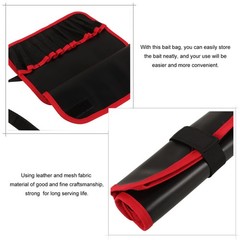 Large Capacity Fishing Bait Organizer Soft Durable Bag for Lures and Gear