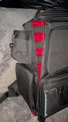 Fishing Tackle Backpack with 4 Trays, Large Outdoor Storage Tackle Bag with Prot