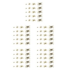 Fishing Soft Plastic Floating Lures 100Pcs Tpe Dark Green Creature Baits
